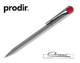 Ручка шариковая Prodir DS1 TMM Dot, серая с красным