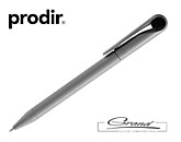 Ручка шариковая Prodir DS1 TMM Dot, серая с черным
