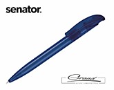Ручка шариковая «Challenger Frosted», темно-синяя