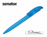 Ручка шариковая «Challenger Frosted», голубая