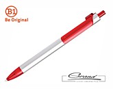 Ручка шариковая «Piano», серебряная с красным