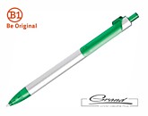 Ручка шариковая «Piano», серебряная с зеленым