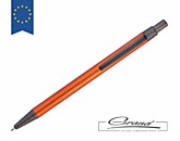 Ручка металлическая «Calvin Graphit», оранжевая