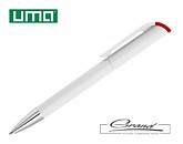 Ручки UMA | Ручка шариковая «Effect Si», белая с красным