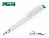 Ручки UMA | Ручка шариковая «Effect Si», белая с голубым