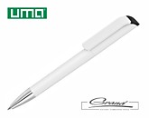 Ручки UMA | Ручка шариковая «Effect Si», белая с черным