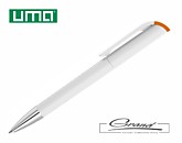 Ручки UMA | Ручка шариковая «Effect Si», белая с оранжевым