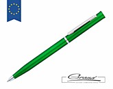 Промо-ручка шариковая «Union metallic», зеленая