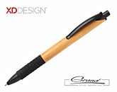Эко-ручка шариковая «XD Bamboo» из бамбука, черная