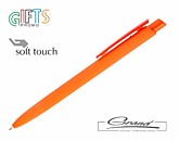 Промо-ручка шариковая «Detect Soft», оранжевая