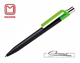 Ручка «Dot Gom KF CR», черная с зеленым