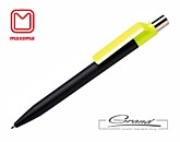 Ручка «Dot Gom KF CR», черная с желтым