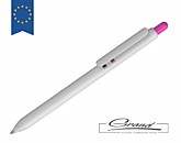 Промо-ручка «Lio White», белая с розовым