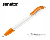 Ручка шариковая «Hattrix Polished Soft», белая с оранжевым