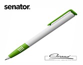 Ручка шариковая «Super Hit Soft», белая с зеленым