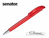 Ручка шариковая «Challenger Clear Metal», красная