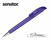 Ручка шариковая «Challenger Clear Metal», фиолетовая