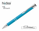 Ручка с покрытием soft touch «Beta Soft», голубая