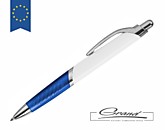 Ручка шариковая «Призма» в СПб, белая с синим