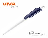Ручка шариковая «Vini White» в СПб, белая с темно-синим