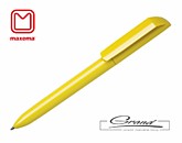 Ручка шариковая «FLOW PURE», глянцевый корпус, желтая