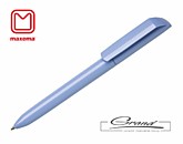 Ручка шариковая «FLOW PURE», глянцевый корпус, светло-голубая