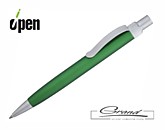 Ручка металлическая «Corso», зеленая