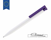 Промо-ручка шариковая «Equality», белая с фиолетовым