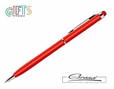 Ручка-стилус металлическая «Slim Stylus», красная