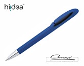 Ручка пластиковая шариковая «Volpi», синяя с черным