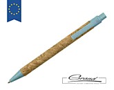 Эко-ручка из пробки «Evora», синяя