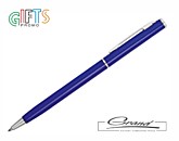 Ручка металлическая «Viva Chrome», темно-синяя
