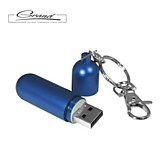 USB-флешка «Ампула» в СПб, синяя