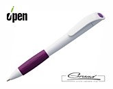 Ручка шариковая «Grip», белая с фиолетовым