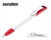 Ручка шариковая «Hattrix Basic Metal», белая с красным