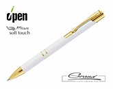 Ручка шариковая «Keskus Mirror Gold», белая