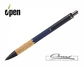 Ручка шариковая Cork, синяя