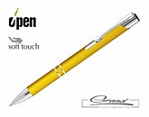 Ручка шариковая Keskus Soft Touch, золотистая