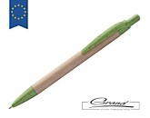 Эко-ручка шариковая «Filax» из картона, зеленая