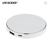 Аккумулятор с подсветкой логотипа «Uniscend Disc», 3000 мАч