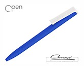 Ручка шариковая «Clive», покрытие soft touch, синяя