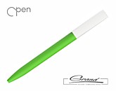 Ручка шариковая «Clive», покрытие soft touch, зеленая