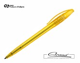 Ручка «Dp Slim Clear», желтая