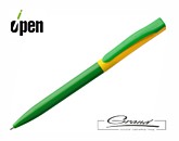 Ручка шариковая «Pin Special», зеленая с желтым