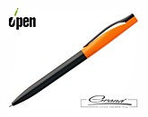 Ручка шариковая «Pin Special», черная с оранжевым