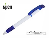 Ручка шариковая «Selena», белая с синим