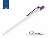 Ручка «Max White», белая с фиолетовым