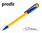 Ручка шариковая «Prodir DS1 TPP», желтая с синим