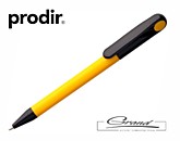 Ручка шариковая «Prodir DS1 TPP», желтая с черным