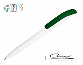 Ручка шариковая «Airo», белая с зеленым